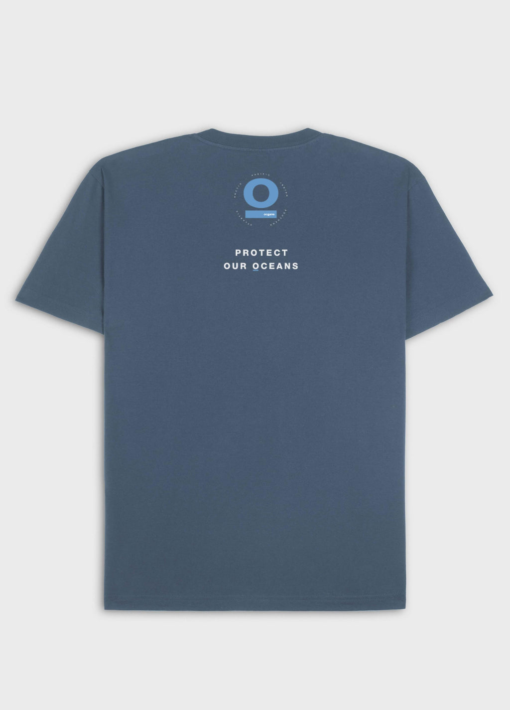 T-SHIRT VINTAGE PROTECT OUR OCEANS MC AZUL MAR