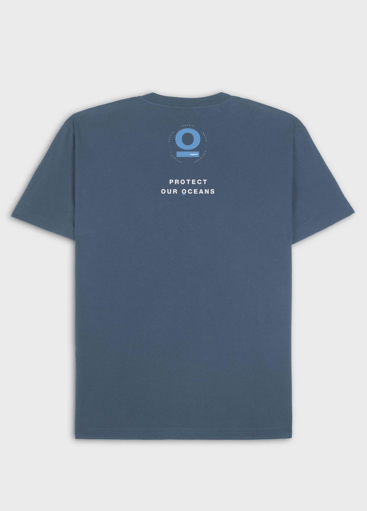 T-SHIRT VINTAGE PROTECT OUR OCEANS MC AZUL MAR