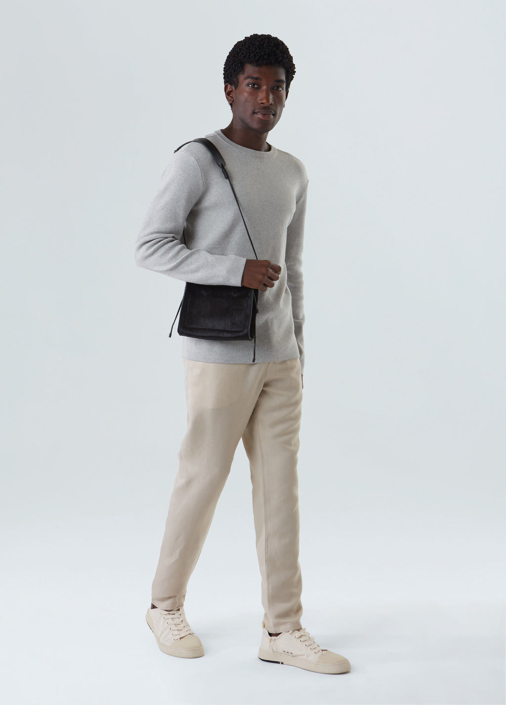 Bolsa Couro Simple Horizontal Preto – Osklen – foto 4