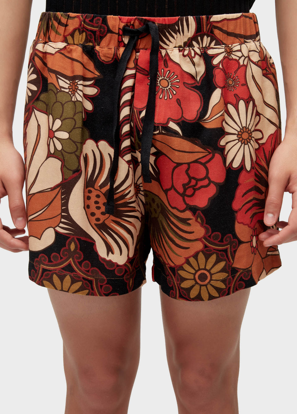 Short PJ Garden Dark Preto/Amarelo – Osklen – foto 2