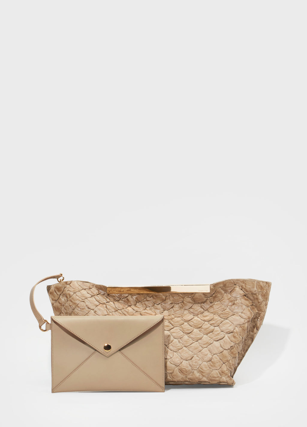 Bolsa Pirarucu Itê Palha/Dourado – Osklen – foto 5