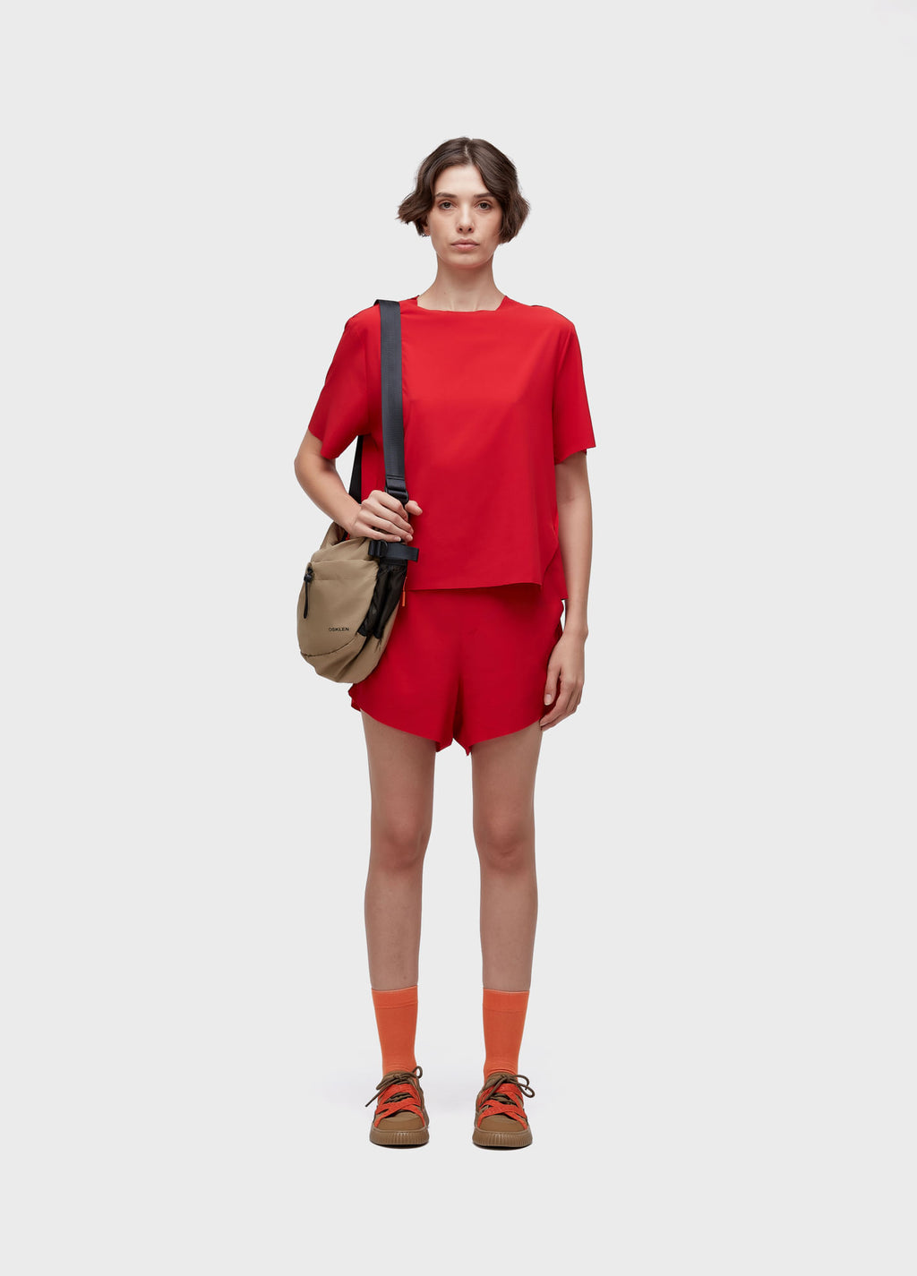 Short Superlight Vermelho Acerola – Osklen – foto 1
