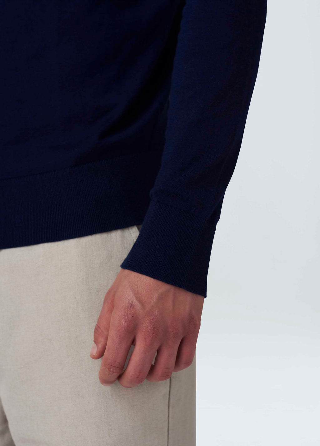 Sweater Tricot Classic Cotton II Marinho – Osklen – foto 5