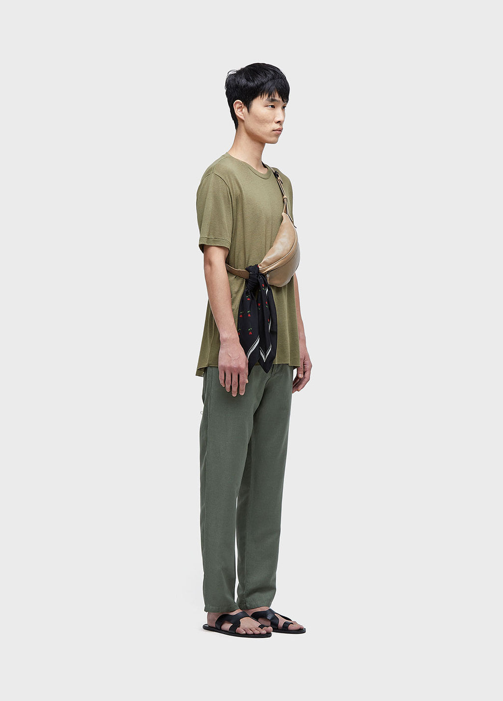 T-Shirt Light Linen MC Verde Leaf – Osklen – foto 2