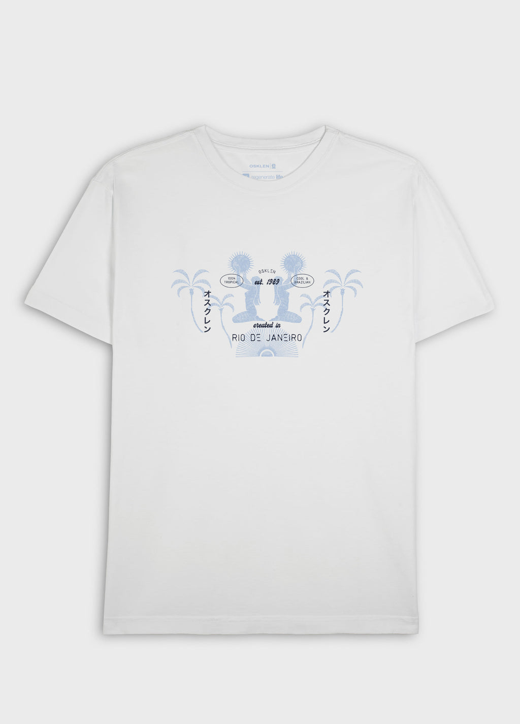 T-Shirt Stone Tropical Trace MC Branco – Osklen – foto 1