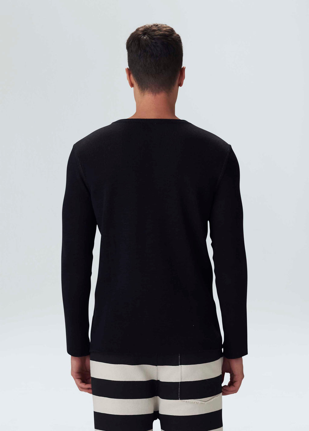 Sweater Tricot Double Preto/Forest – Osklen – foto 2
