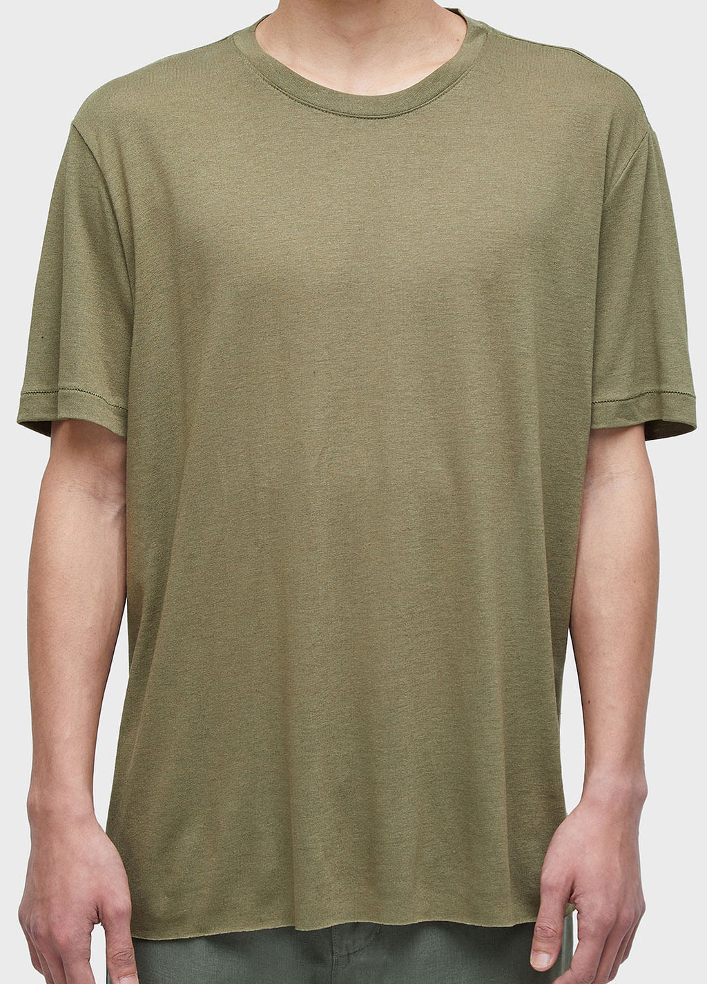 T-Shirt Light Linen MC Verde Leaf – Osklen – foto 3