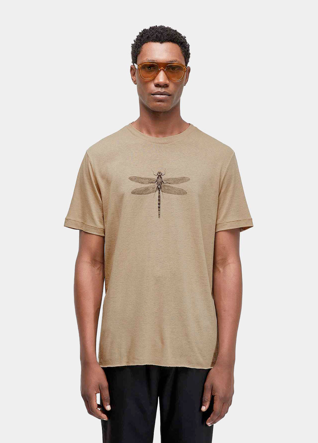 T-Shirt Light Linen Libélula MC Caqui – Osklen – foto 1