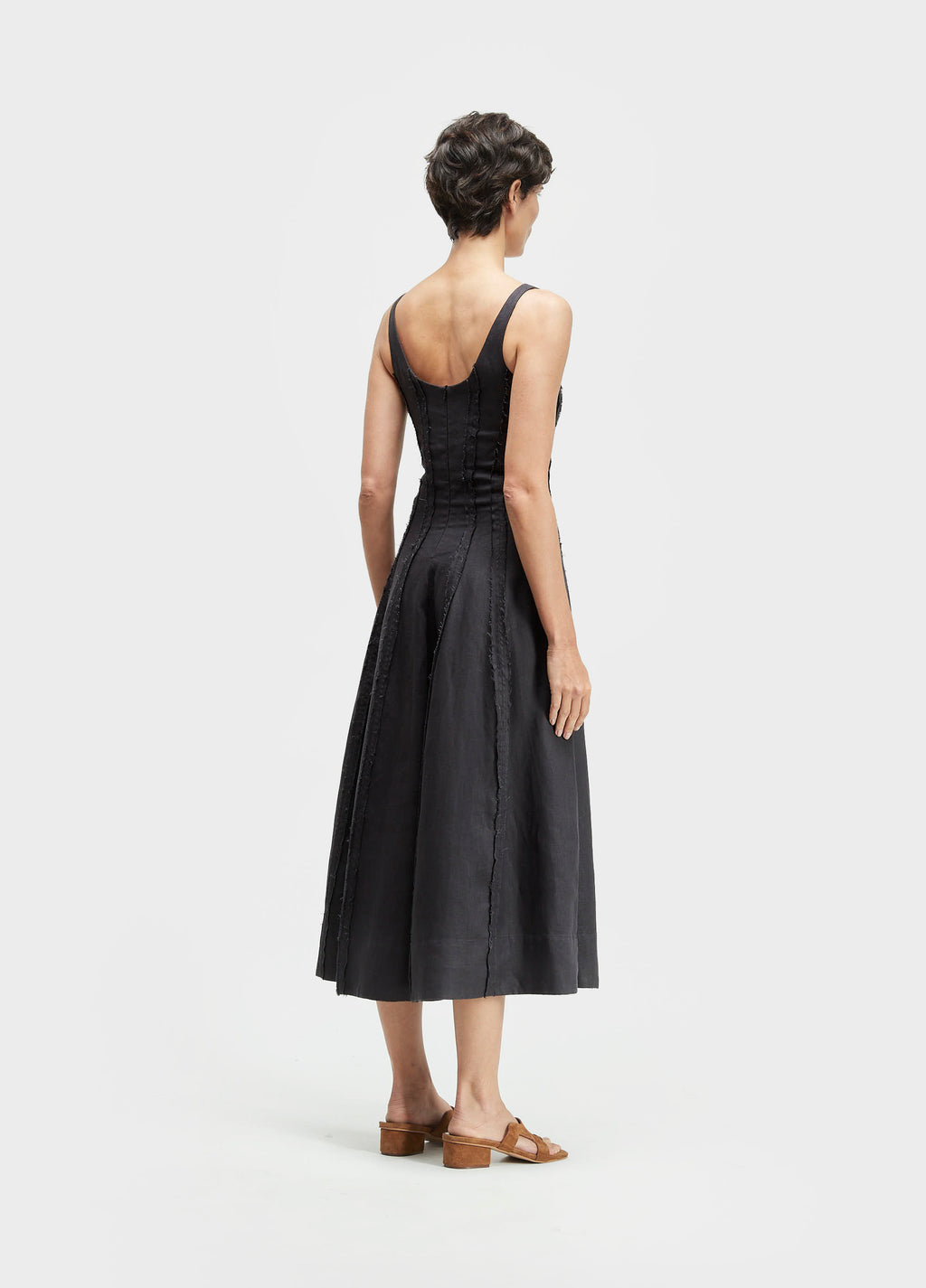 VESTIDO LINHO DESFIADO