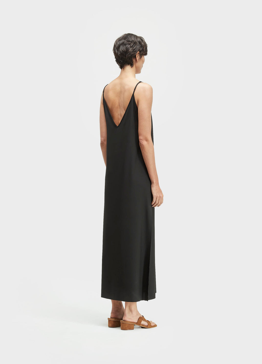 Vestido Midi Alças Superlight Preto – Osklen – foto 4