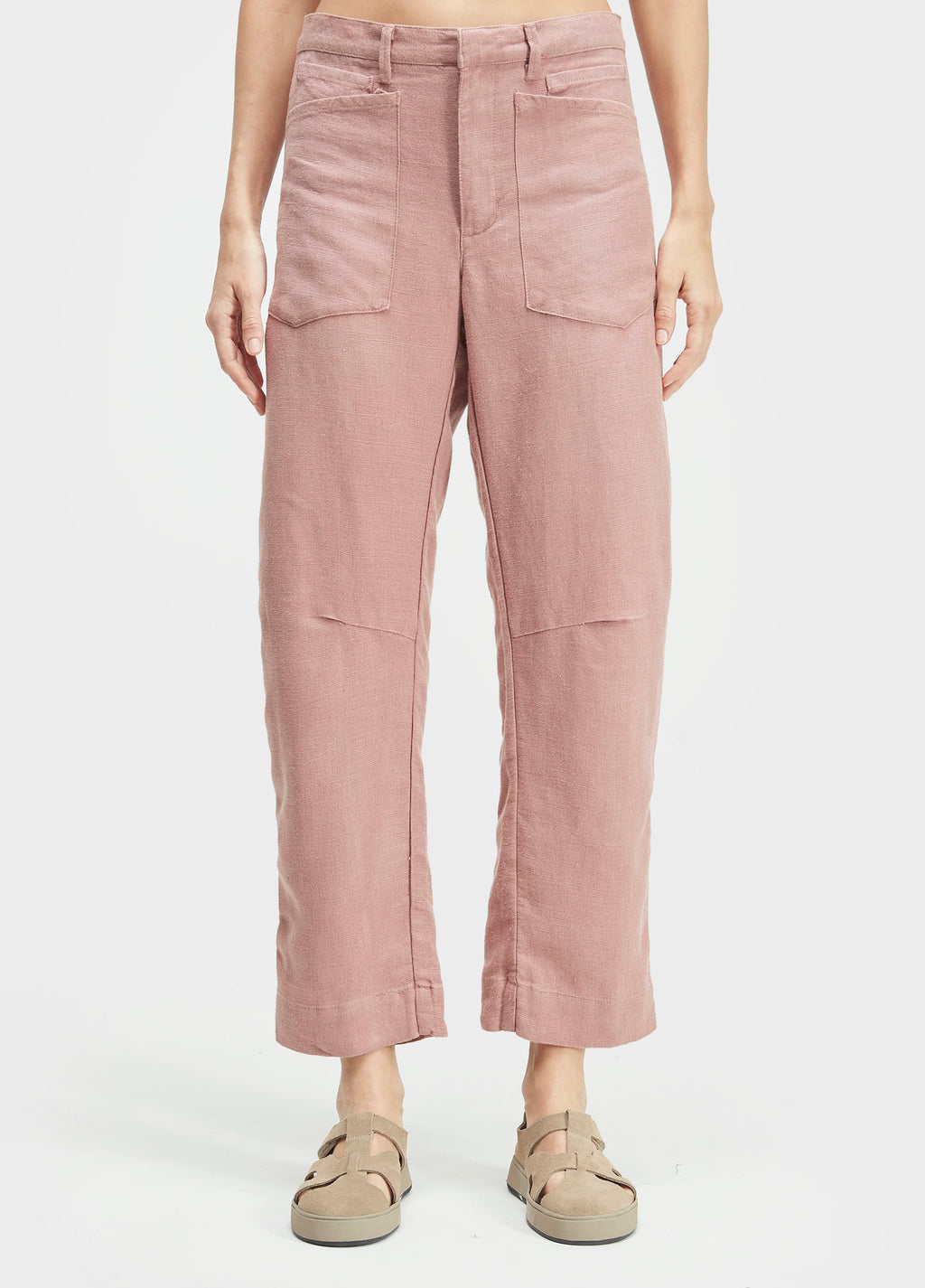 CALÇA BOLSOS LINHO