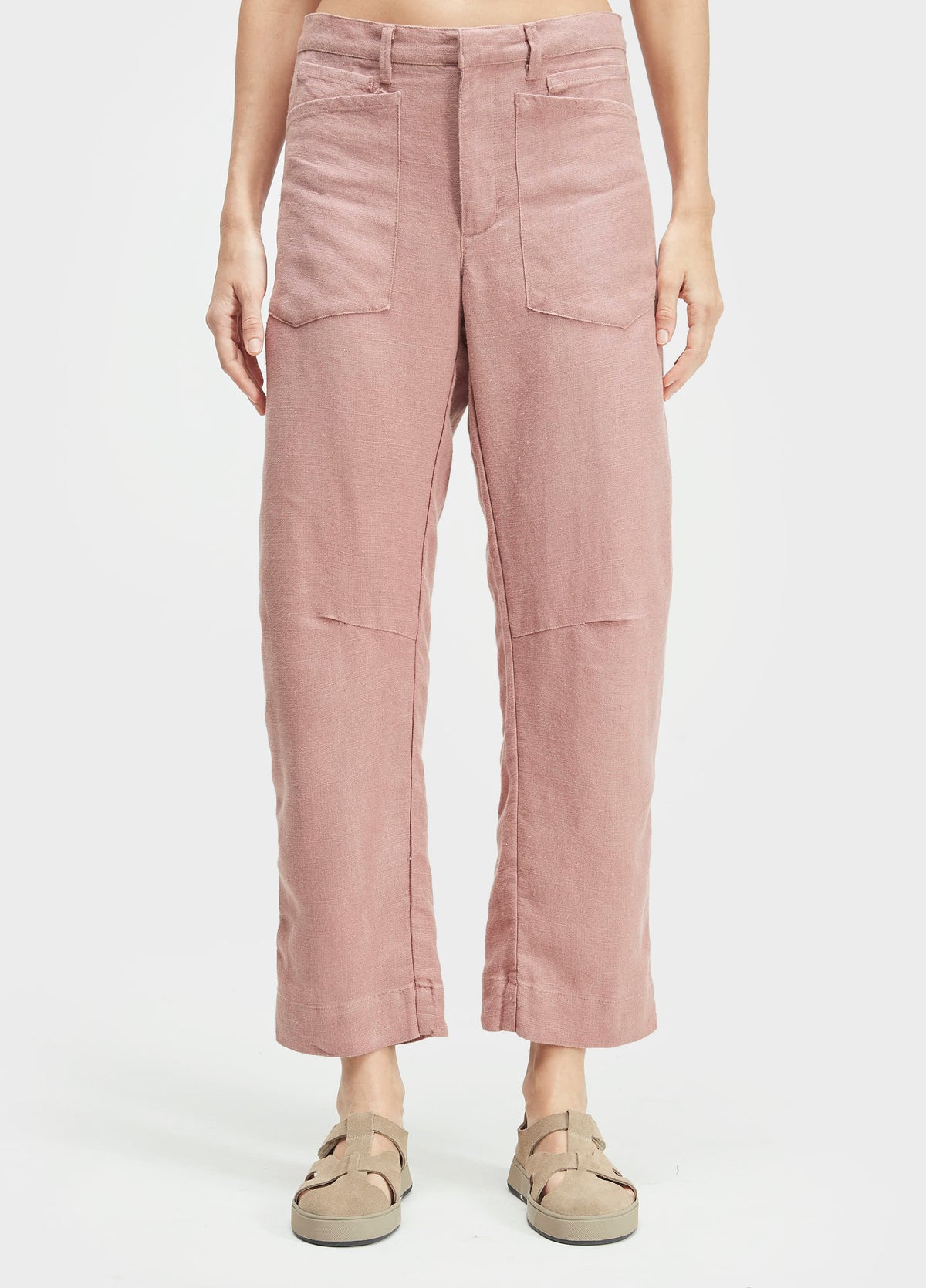 CALÇA BOLSOS LINHO