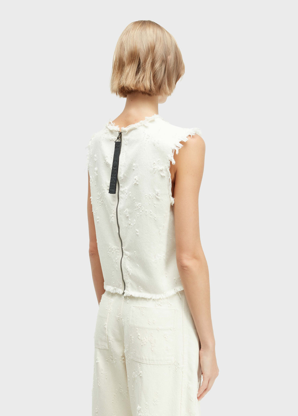 Blusa Sleeveless Denin Texture Cru – Osklen – foto 4