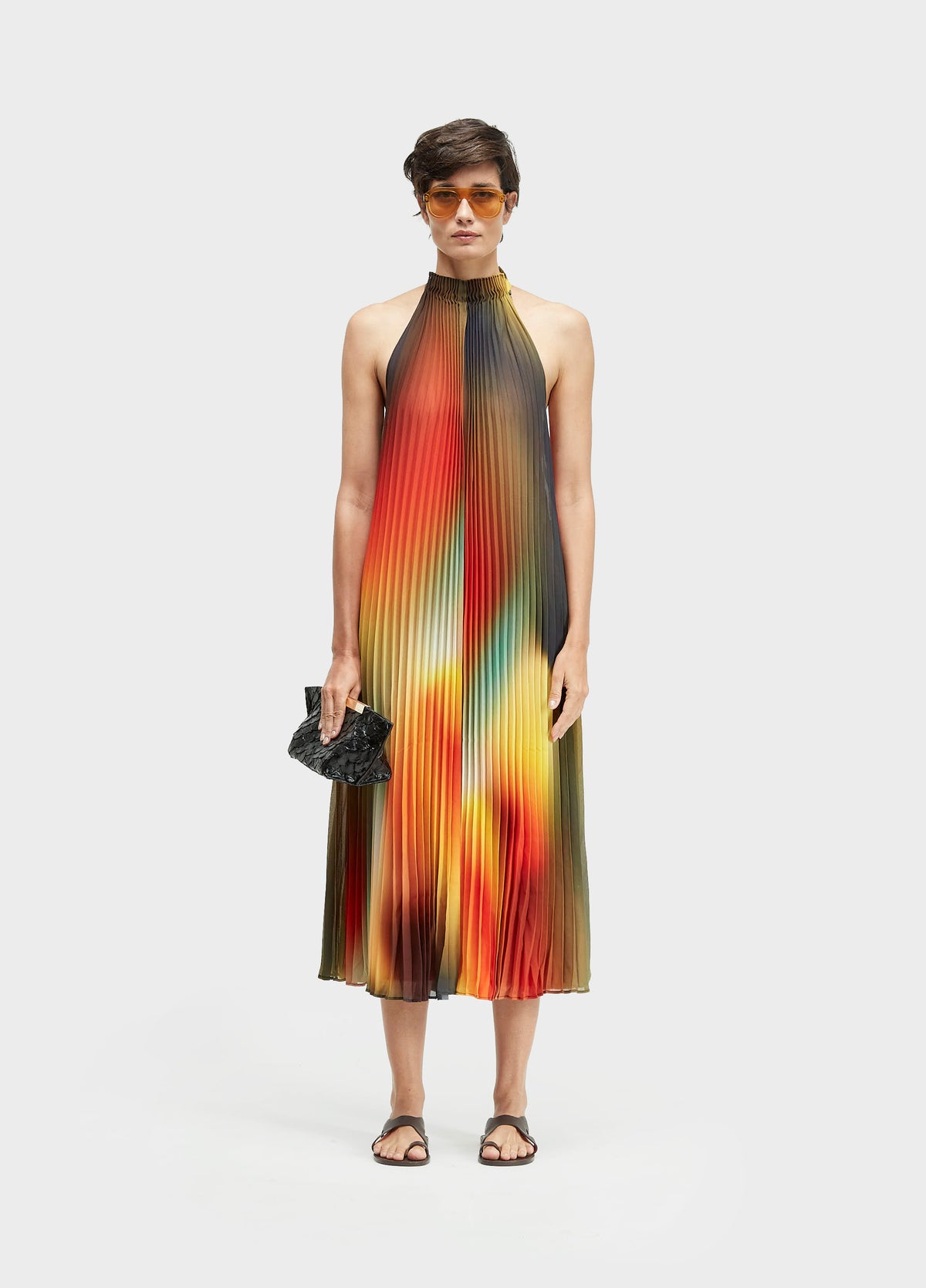 VESTIDO NADADOR PLISSADO COLOR SPECTRUM