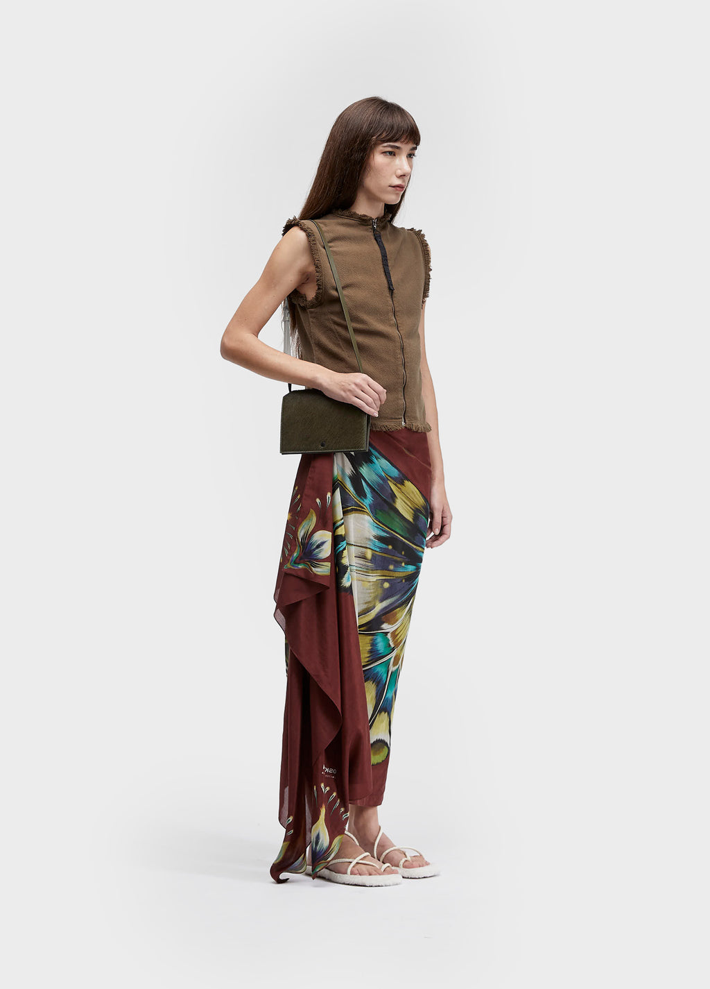 Blusa Sleeveless Organic Cotton Marrom Onix – Osklen – foto 2