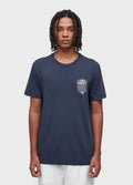 T-Shirt Soft Used Brasão Gaze Marinho – Osklen – foto 5