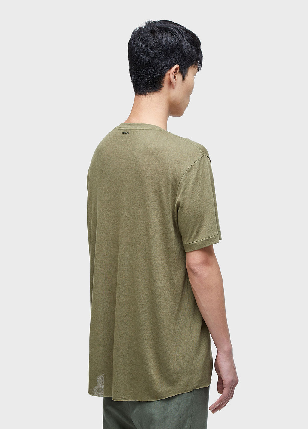 T-Shirt Light Linen MC Verde Leaf – Osklen – foto 4