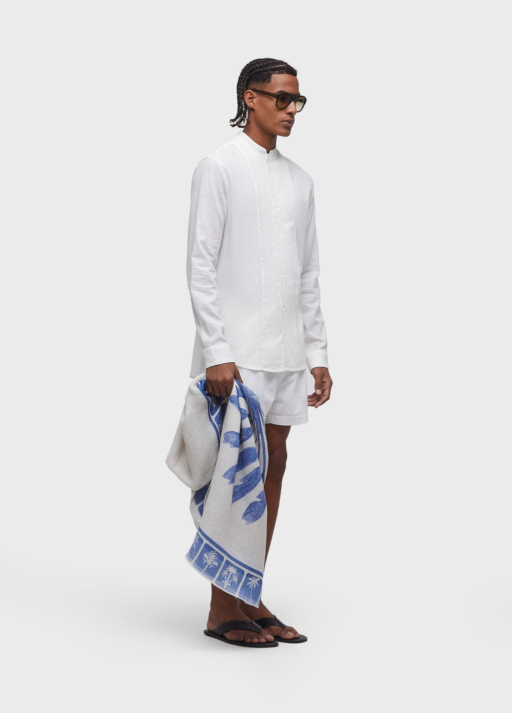CAMISA SMOKING COTTON ML