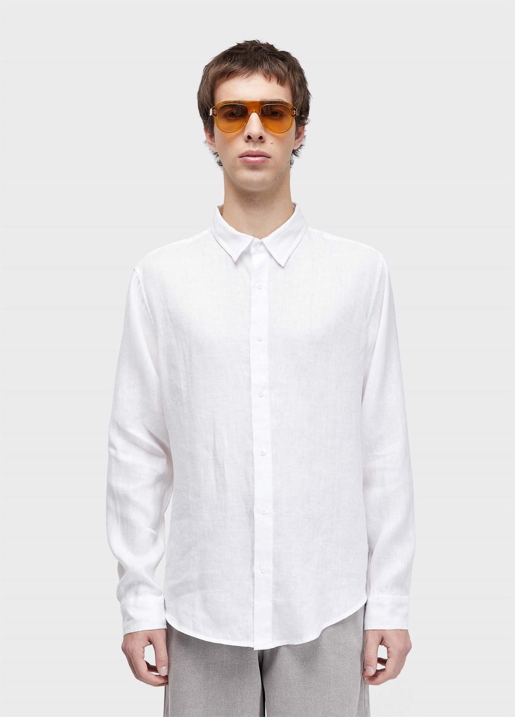 Camisa Classic Linen ML Branco – Osklen – foto 1