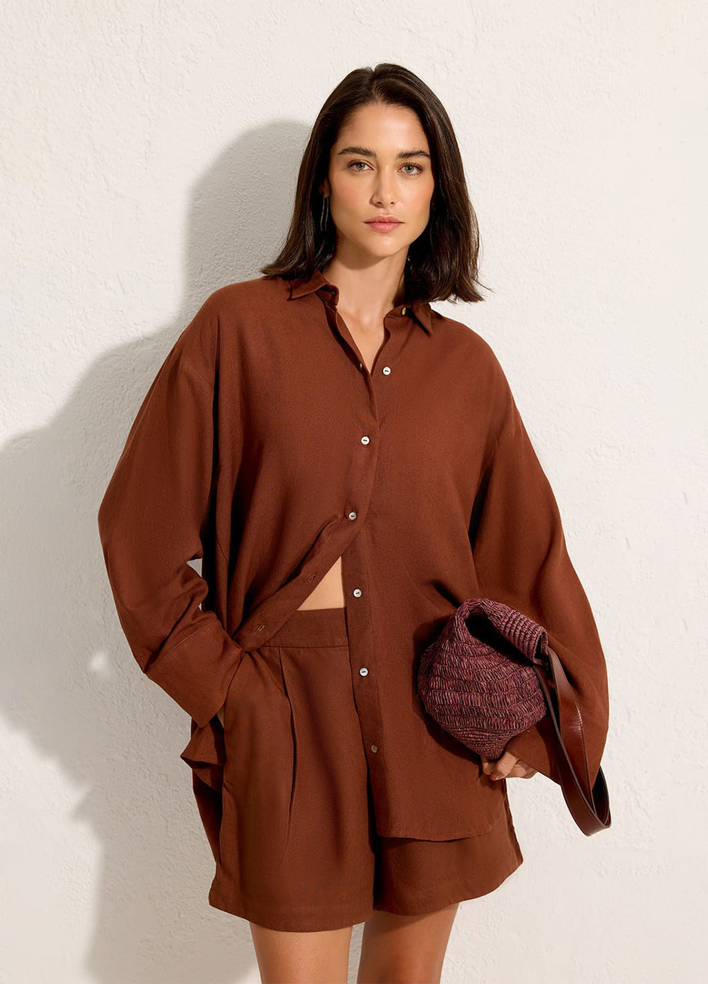 Camisa Comfort New Marrom Capuccino – Lenny Niemeyer – foto 1