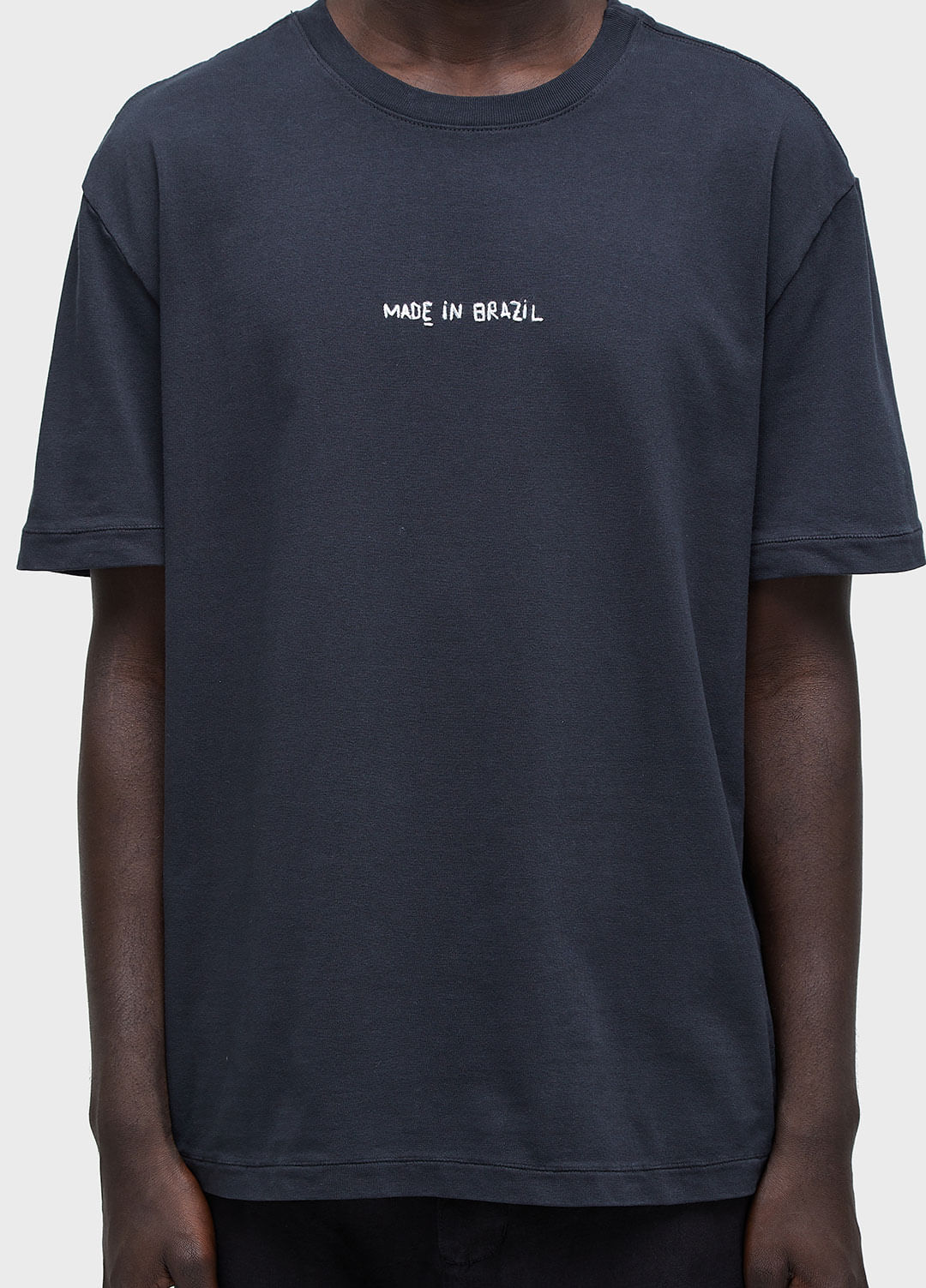 T-SHIRT MADE IN BRAZIL BORDADO MC