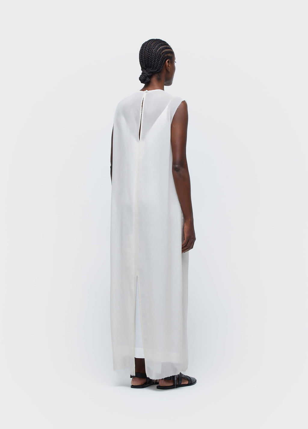Vestido Sleeveless Longo Rose Light Areia – Osklen – foto 4
