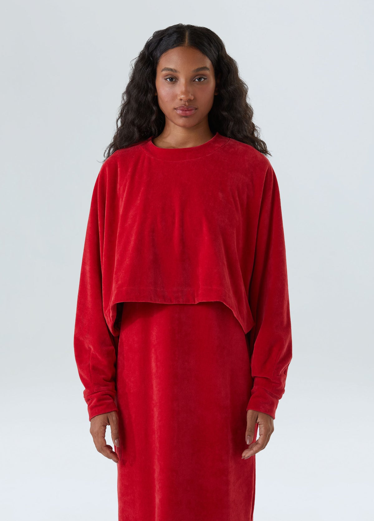 CASACO CROPPED PLUSH