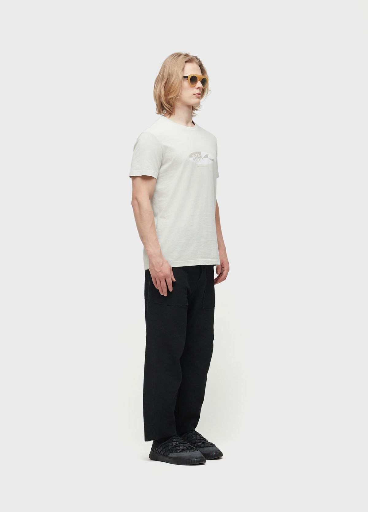 T-SHIRT STONE CRISTAL ONDA SNOW MC