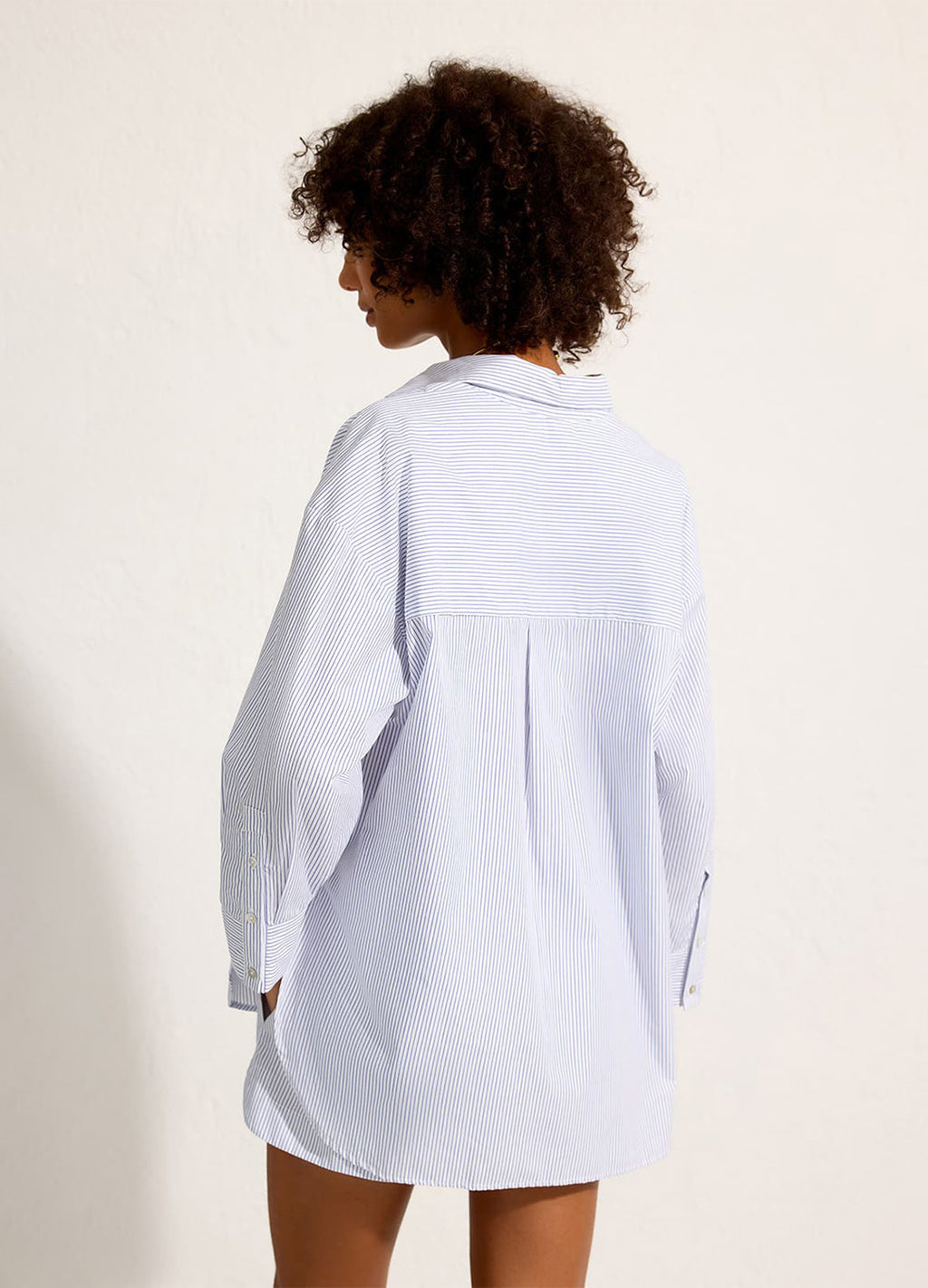 CAMISA LISTRA FIO TINTO