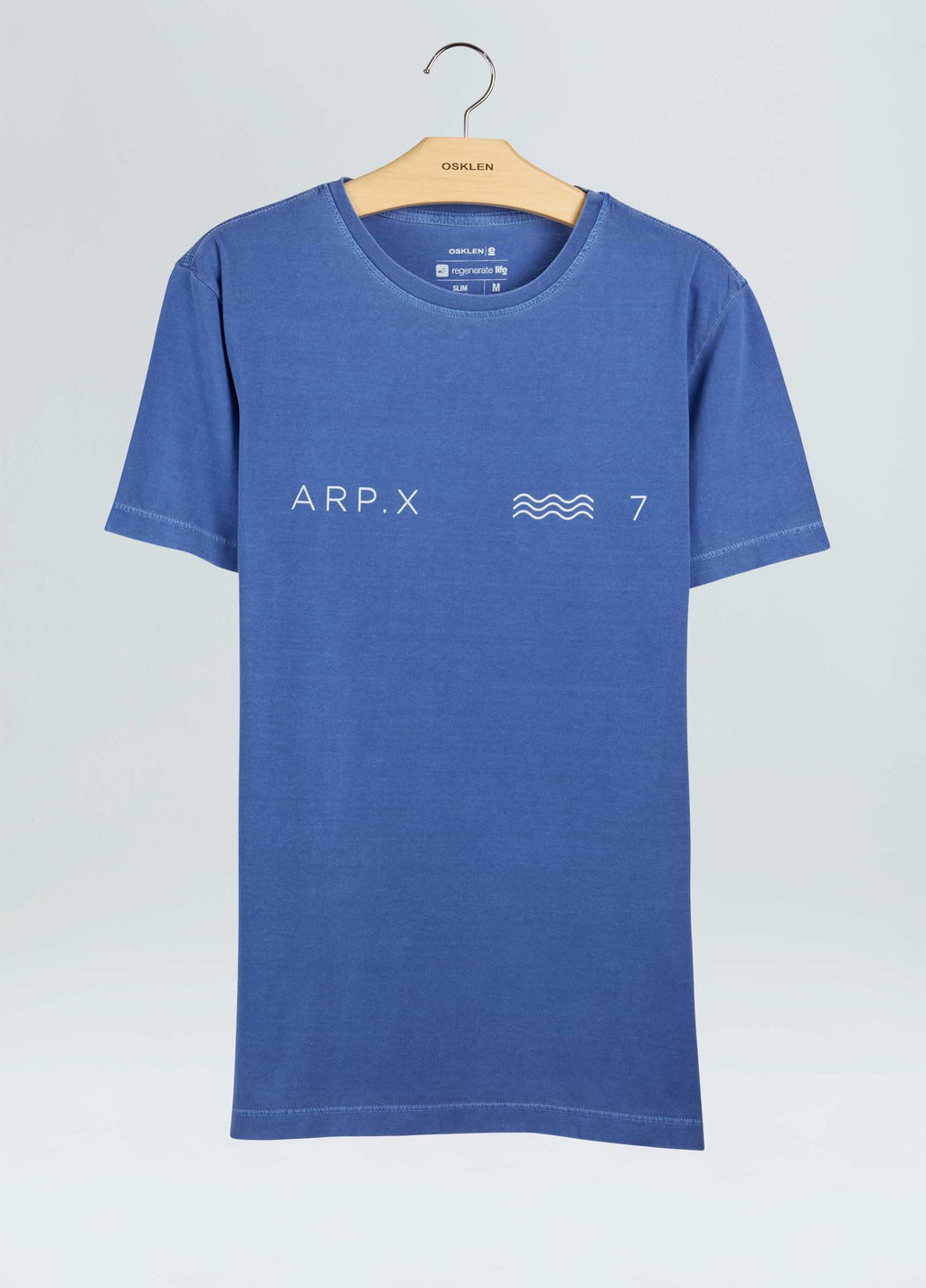 T-Shirt Stone Arpx Azul Cobalto – Osklen – foto 3