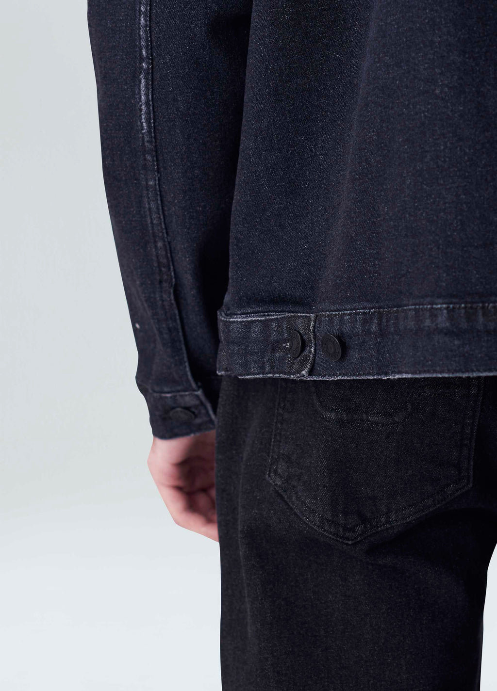 Jaqueta Denim Overcut Preto – Osklen – foto 3