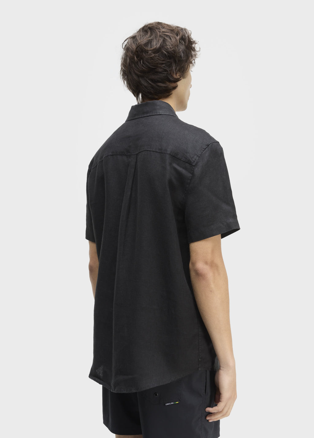 Camisa Classic Linen MC Preto – Osklen – foto 4