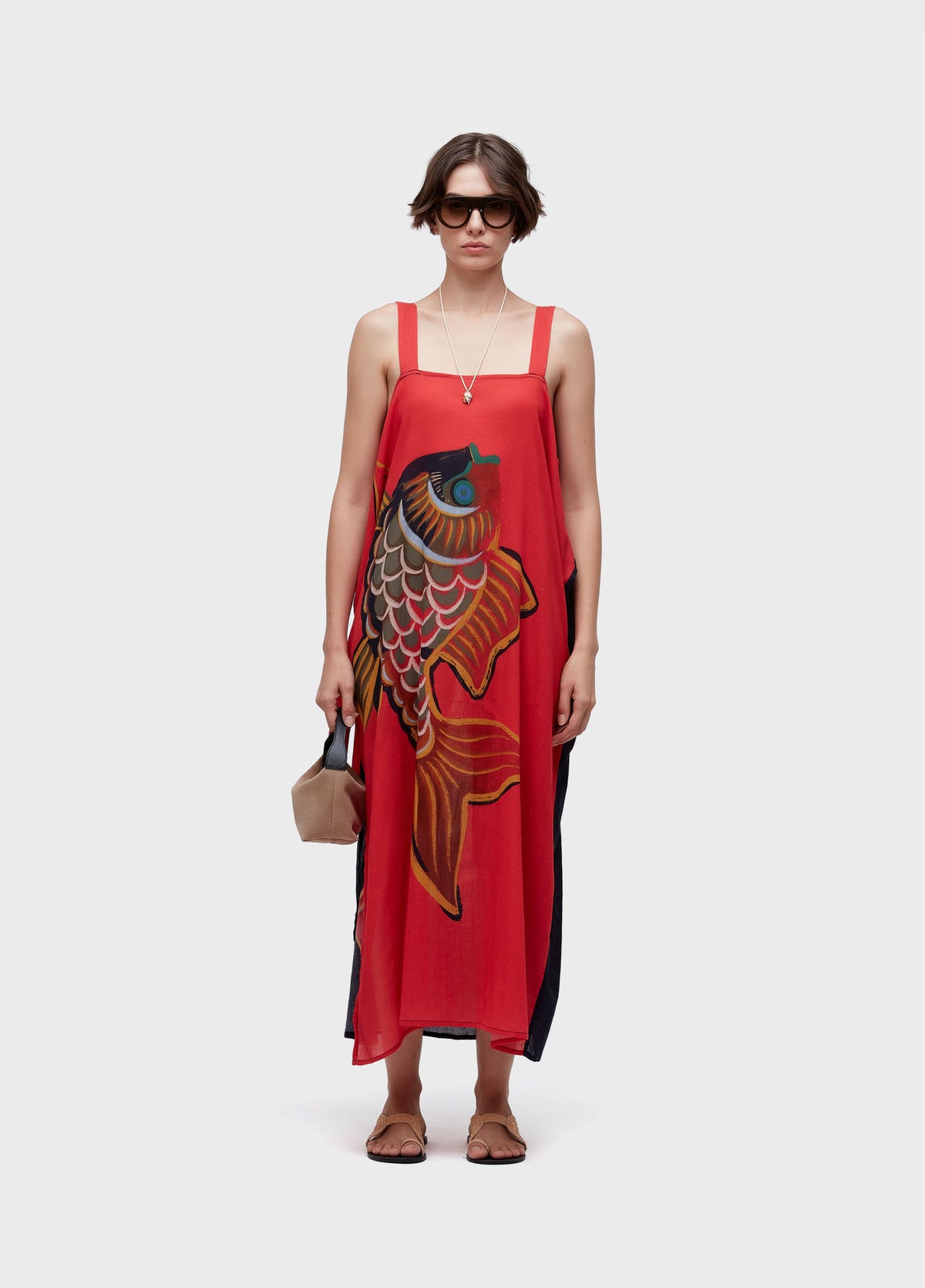 VESTIDO PAREÔ PEIXE RED