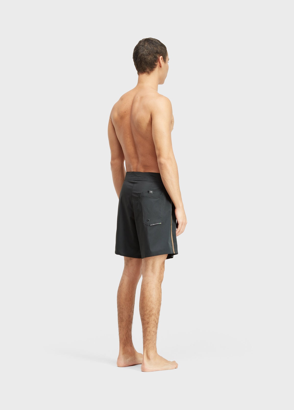 Bermuda Surf Aquaone Flex Side Tape Preto/Marrom – Osklen – foto 6