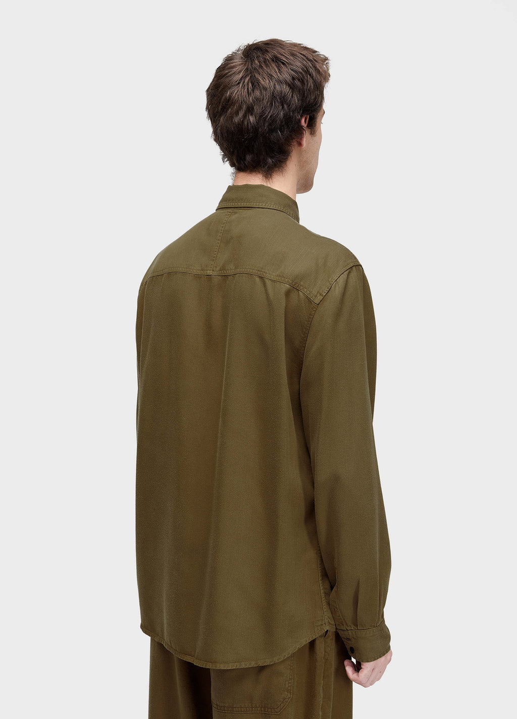Camisa Used Utility ML Marrom Onix – Osklen – foto 4