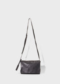 Small Leather Crossbody E-Basics Bag Preto – Osklen – foto 5