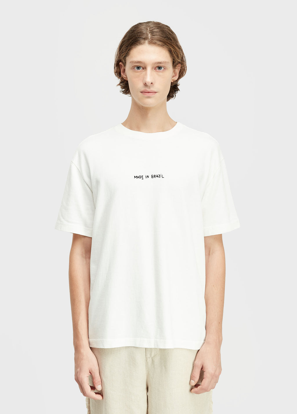 T-Shirt Made In Brazil Bordado MC Off-White – Osklen – foto 1