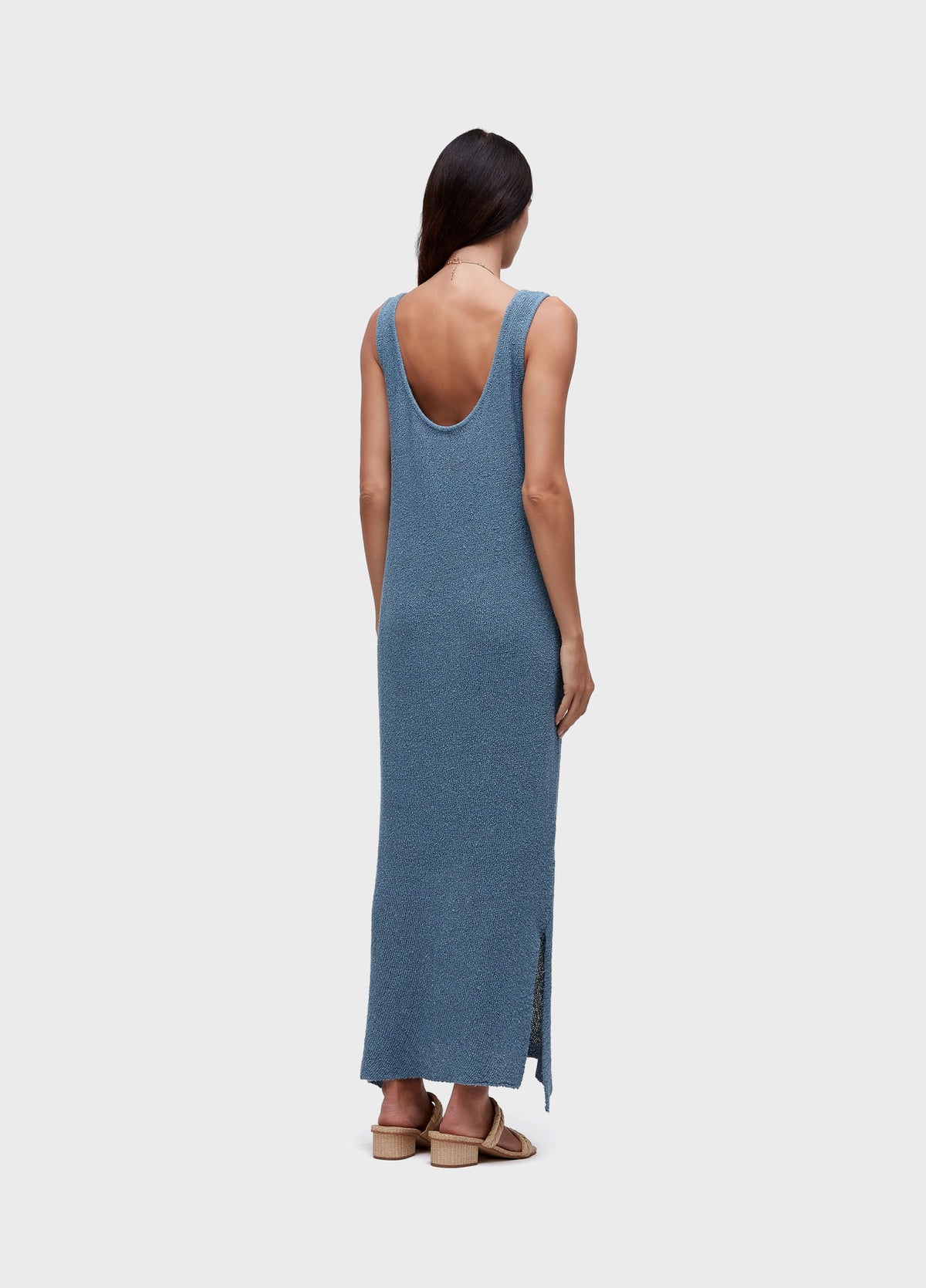 VESTIDO REGATA TRICOT REDE