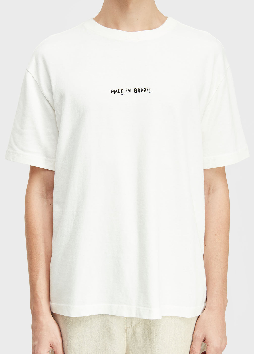 T-Shirt Made In Brazil Bordado MC Off-White – Osklen – foto 3