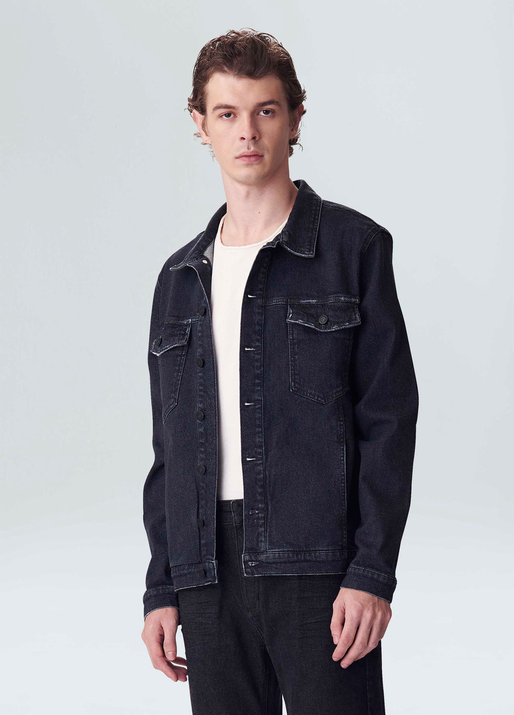Jaqueta Denim Overcut Preto – Osklen – foto 1
