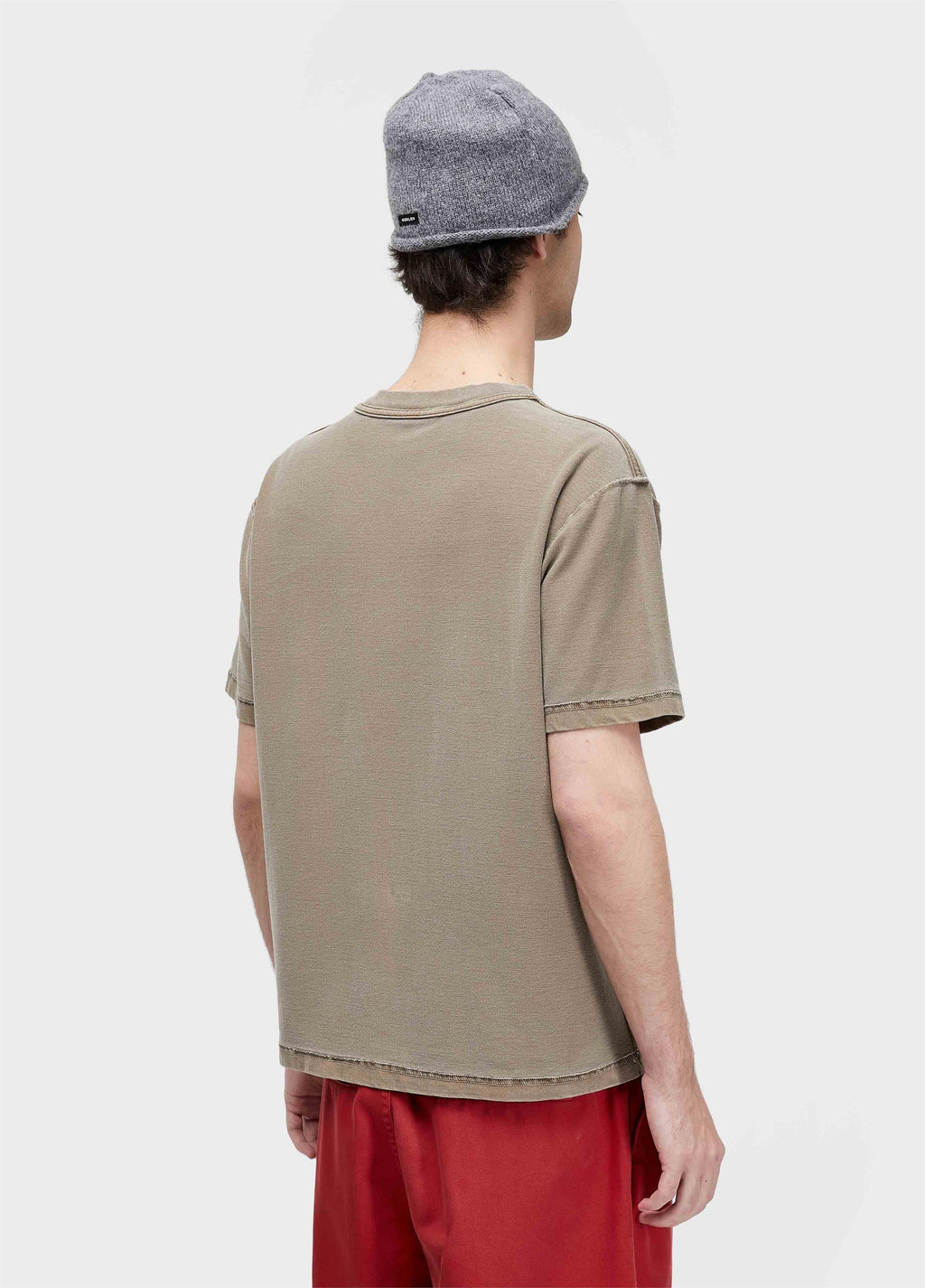 T-Shirt Avesso Osklen Bordado MC Marrom Onix – foto 4