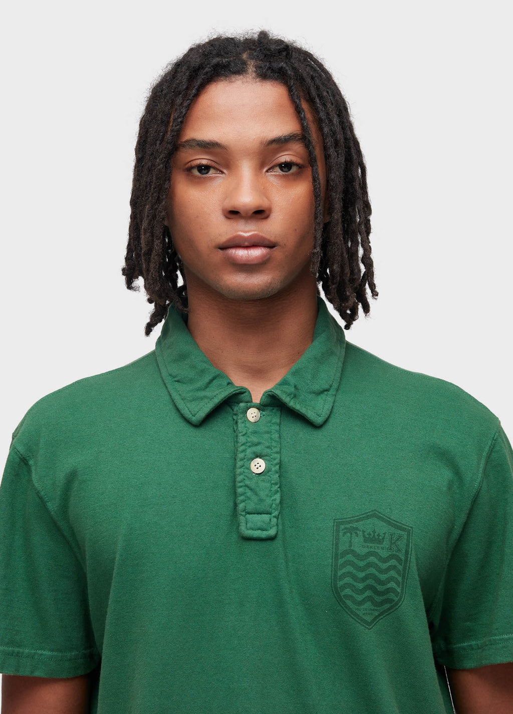 Camisa Polo Stone MC Colors Verde Mata – Osklen – foto 3