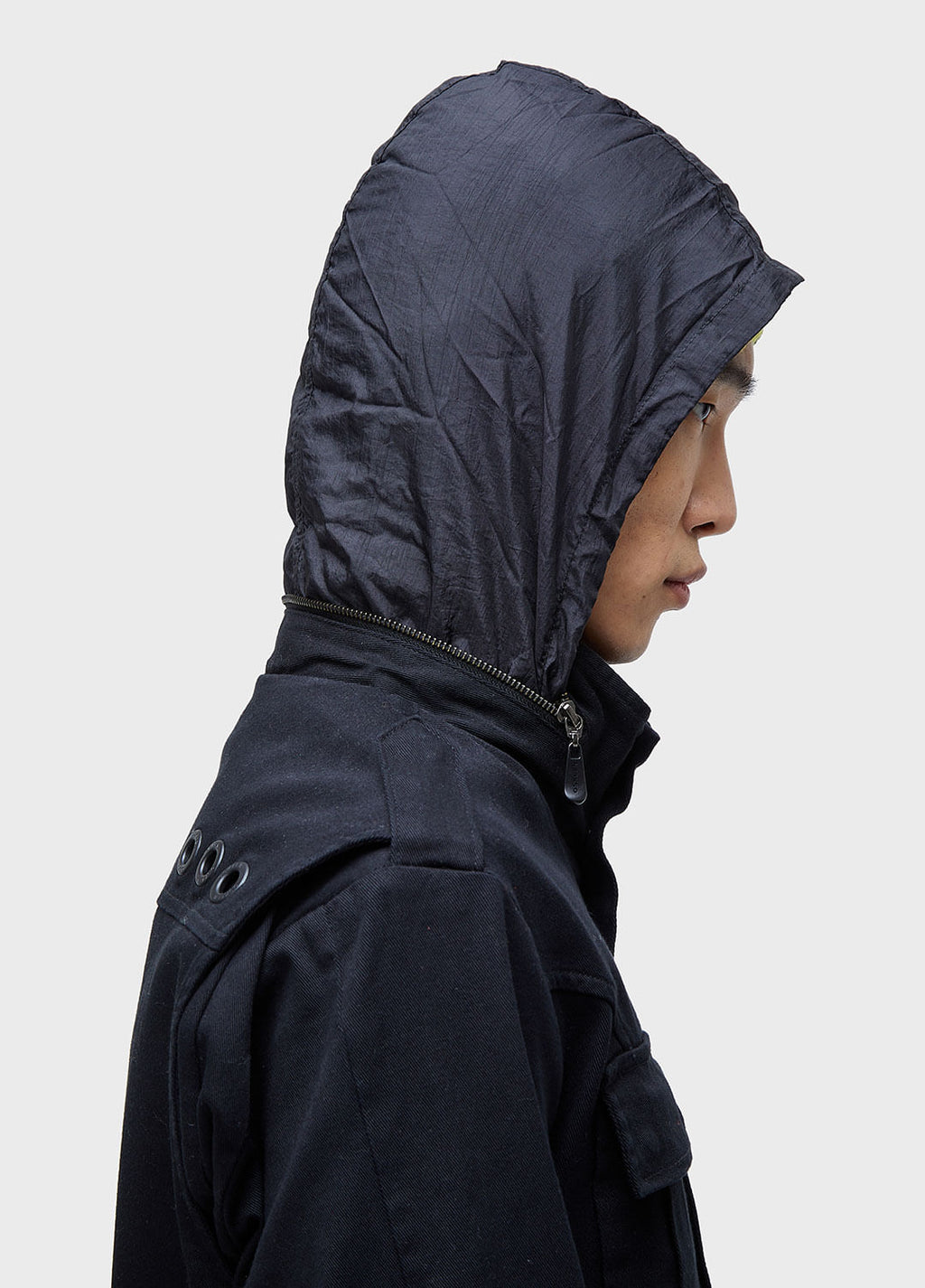Parka Pockets Gola Alta Preto – Osklen – foto 5