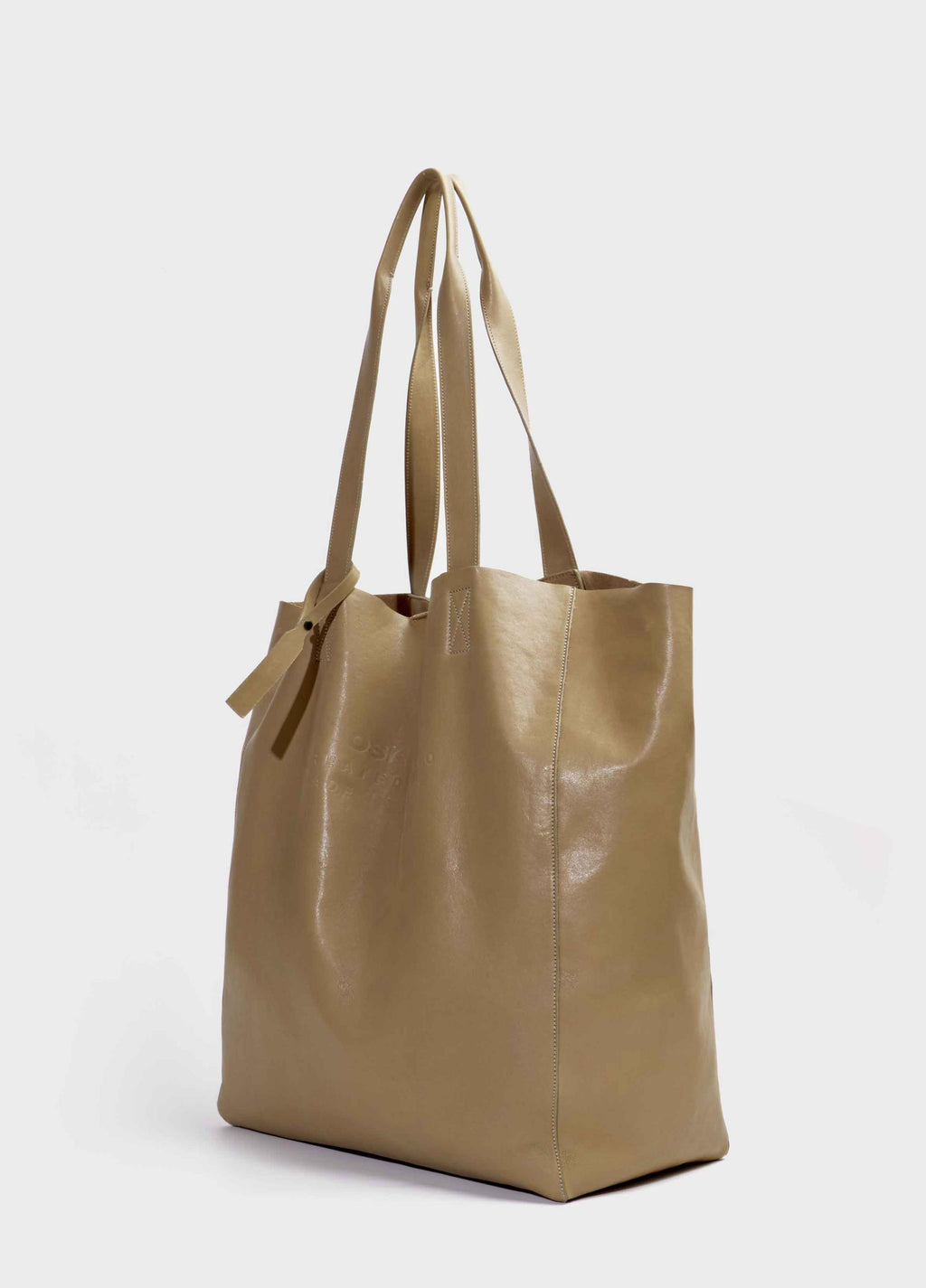 Bolsa Tote E-Leather Large Grafite – Osklen – foto 2