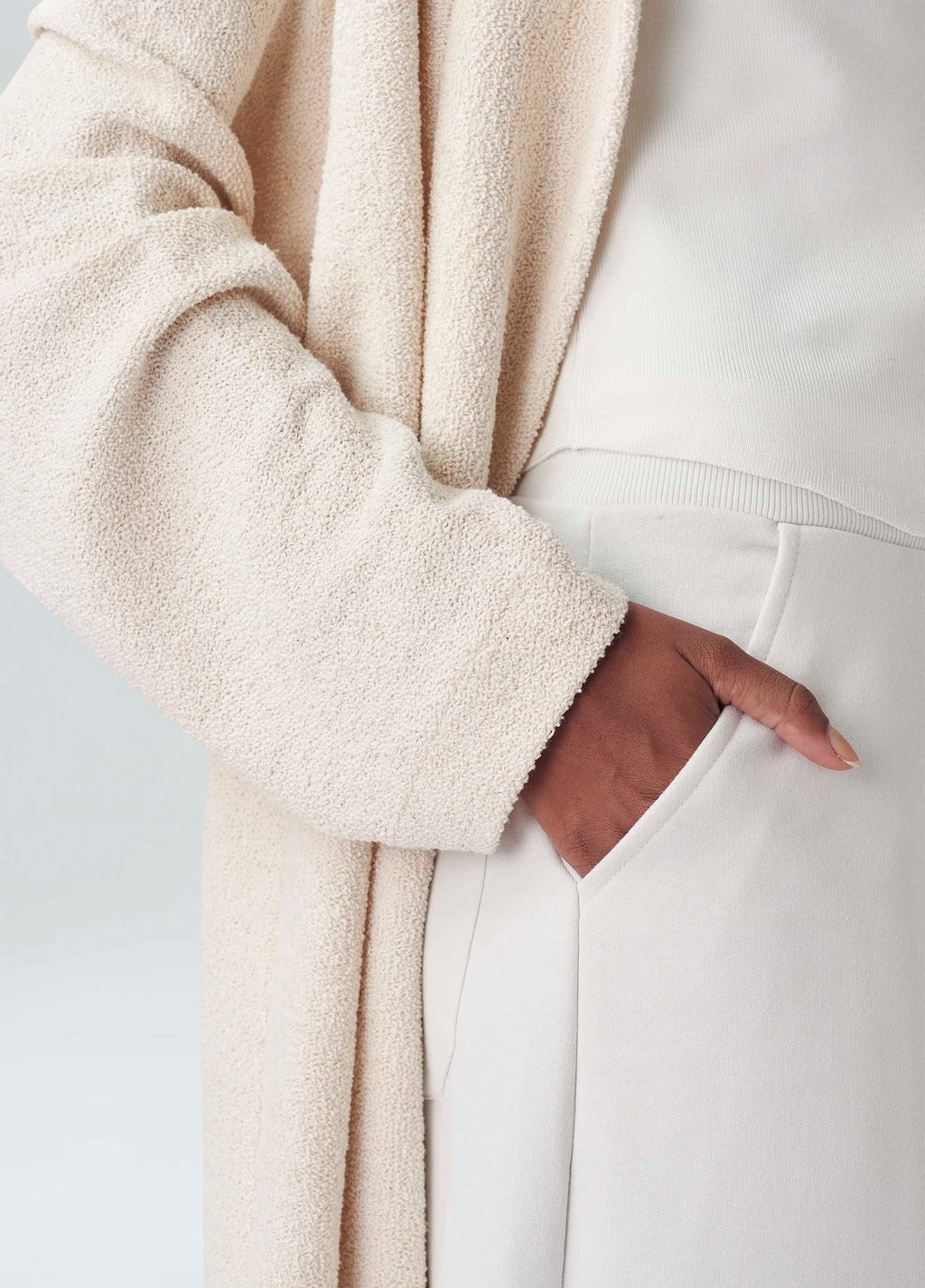 TRENCH COAT MOLETOM CHENILLE