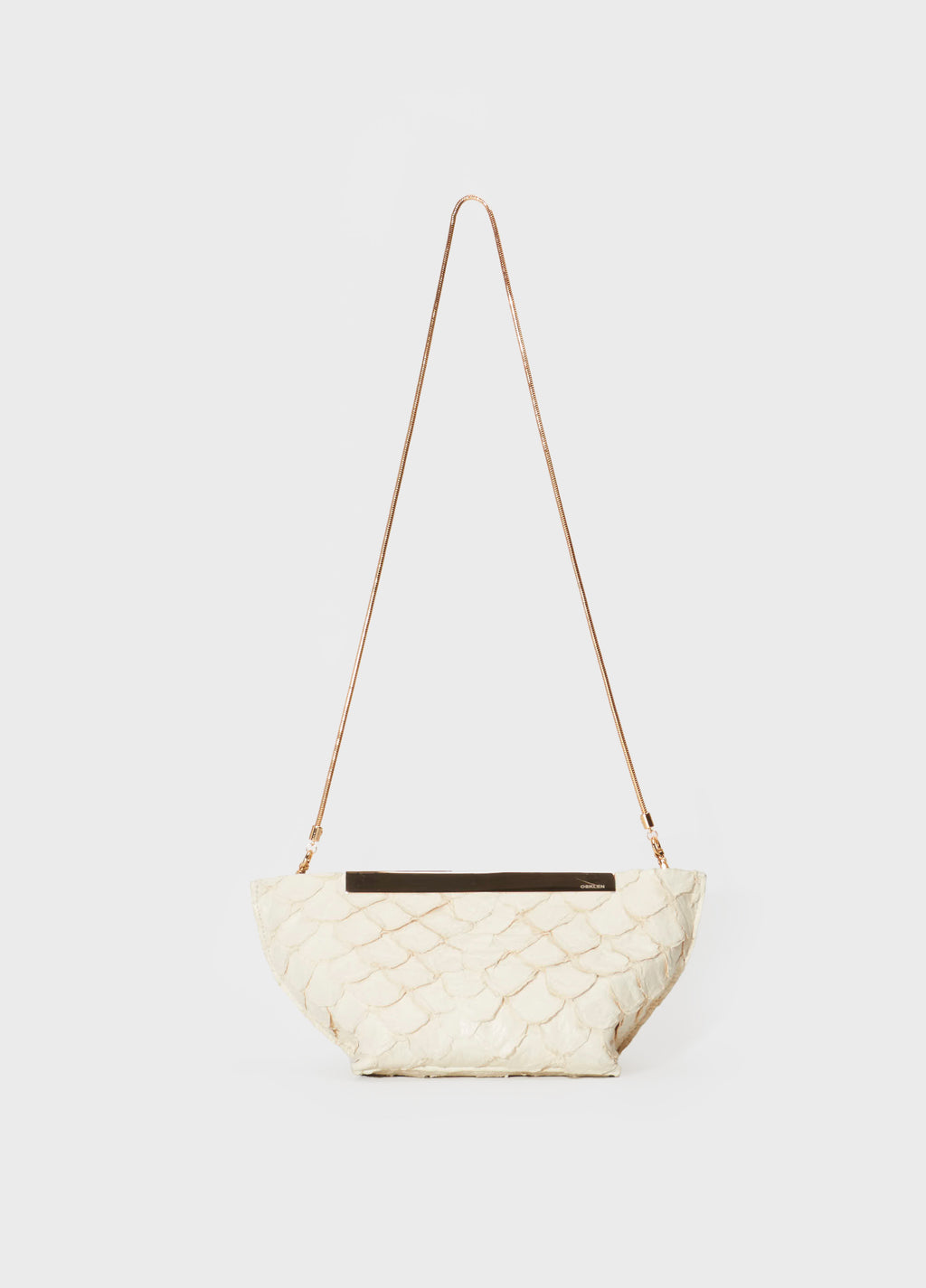 Clutch Pirarucu Ité Off-White/Dourado – Osklen – foto 3