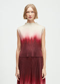 BLUSA SLEEVELESS PLISSÉ BLURRED RED
