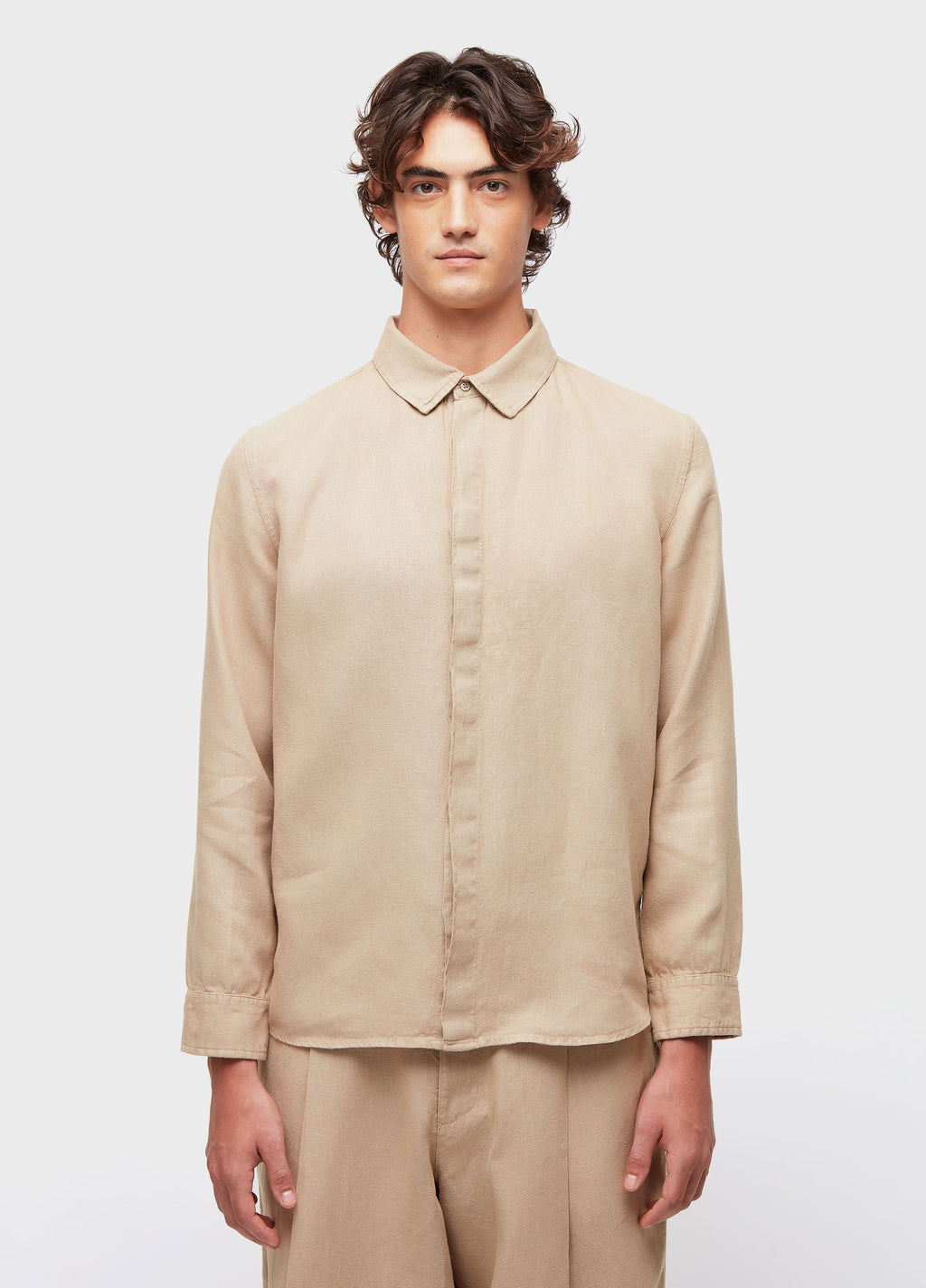 Camisa Linen Jazz ML Caqui – Osklen – foto 1