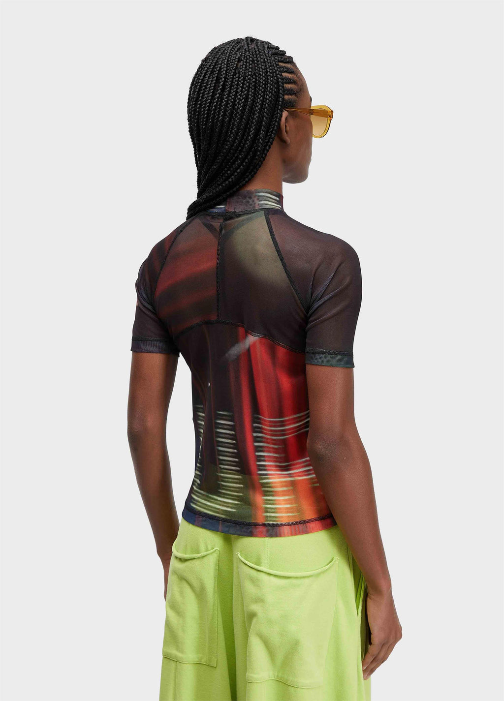 Blusa MC Tule Surfing the City Preto Vermelho – Osklen – foto 4