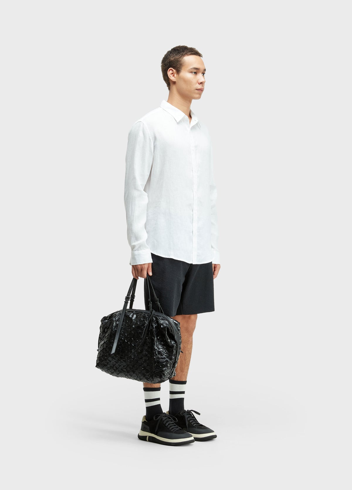 Pirarucu Shoulder Bag Preto/Preto – Osklen – foto 8